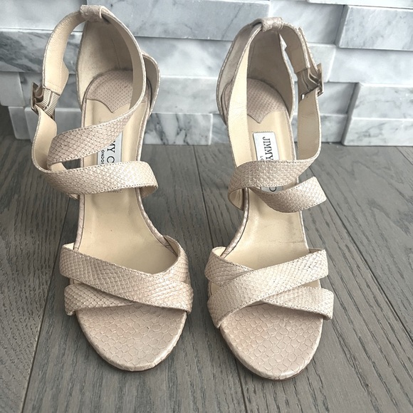 Jimmy choo sandals, nude - Picture 1 of 4